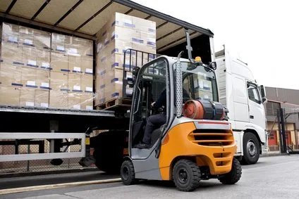 forklift unloading nz post